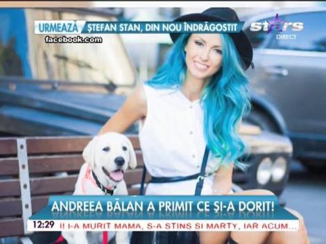 Andreea Bălan a primit ce şi-a dorit! S-a întâmplat când se aştepta mai puţin