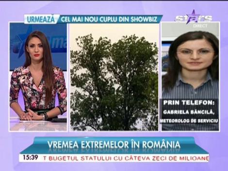 Vremea extremelor &icirc;n Rom&acirc;nia! Informaţii de ultimă oră de la specialişti. Unde lovesc vijeliile şi ploile