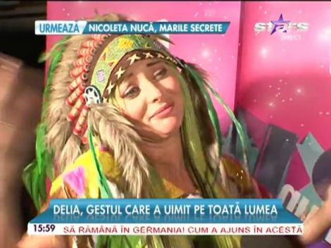 Delia, gestul care a uimit pe toată lumea! Cei prezenţi nu au ştiut ce să mai spună