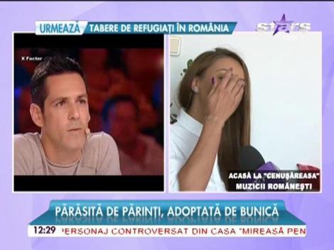 A crescut într-o sărăcie cruntă şi stătea nemâncată şi 2-3 zile! Povestea emoţionantă a Şfefaniei, fata care a făcut senzaţie la "X Factor"