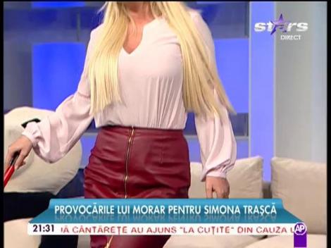 Mihai Morar, provocare sexy pentru Simona Traşcă: "Mai bine... dă jos şi fusta!"