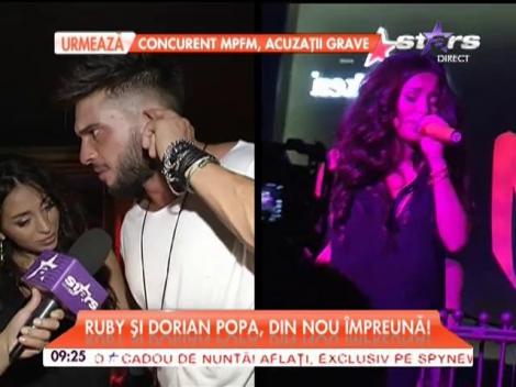 Ruby şi Dorian Popa, din nou împreună. Apariţia lor ne-a lăsat pe toţi cu gura căscată