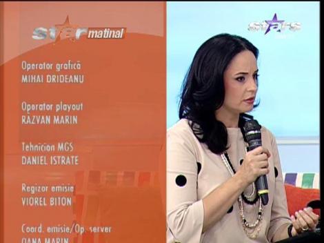 Andreea Marin, despre sarcina: "Mi-aş dori să fie adevărat. Depinde doar de Dumnezeu"