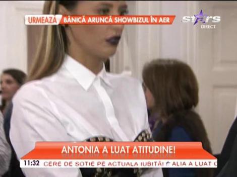 Antonia a pozat &icirc;n fata bună şi cuminte, dar gata. S-a terminat. A luat atitudine şi a vorbit despre Vincenzo şi fiica ei