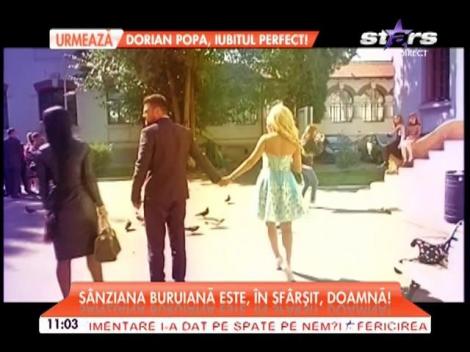 Sânziana Buruiană este, în sfârşit, doamnă! Tătăl ei a făcut declaraţii emoţionante după ce fiica lui s-a măritat