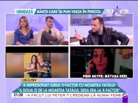 Mătuşa Deei de la "Insula iubirii", acuzaţii grave la adresa brunetei: "&Icirc;n ziua &icirc;n care a apărut la "X Factor", eu eram la morgă cu tatăl ei. Ea l-a băgat &icirc;n morm&acirc;nt!" 2