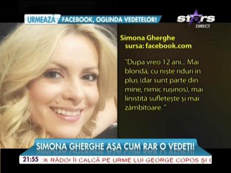 Simona Gherghe aşa cum rar o vedeţi! Ce părere are prezentatoarea despre operaţiile estetice?