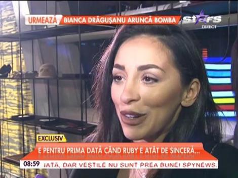 Showbizul va lua foc!  Ruby, îndrăgostită lulea! E prima dată când e atât de sinceră!