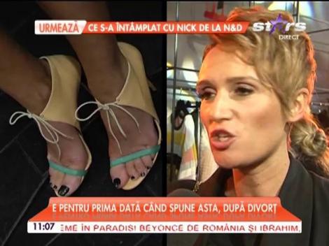 E pentru prim dată când spune asta, după divorţ. Carmen Negoiţă a scăpat "porumbelul"