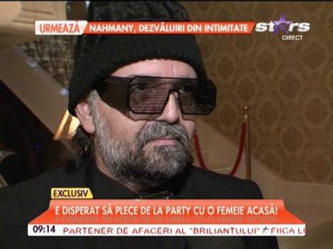 Apariţie senzaţională a lui Daniel Iordachioaie. A mers la un eveniment monden, cu g&acirc;ndul la "agăţat" femei