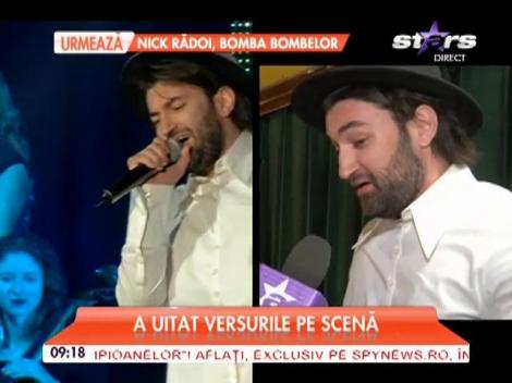 Smiley, copleşit de emoţii! Artistul a uitat versurile melodiei lui Gabriel Cotabiţă. Cum a scăpat din situaţie