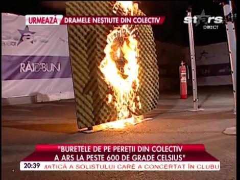 Experiment halucinant! Cum a luat foc tavanul clubului Colectiv! "Sunetul morţii s-a făcut auzit în clubul Colectiv"