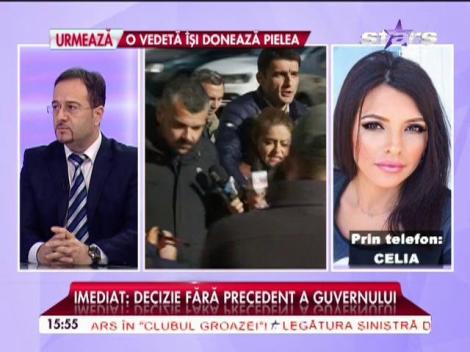 Celia, în lacrimi la TV după ce şi-a înmormântat o colegă moartă în incendiul din Colectiv: "Părinţii ei parcă sunt teleghidaţi"