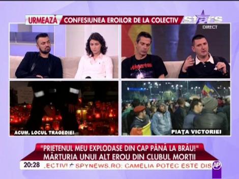 A scăpat teafăr şi nevătămat din incendiul din Colectiv! Indiciile premonitorii i-au salvat viaţa: "Prietenul meu a explodat din cap până la brâu"