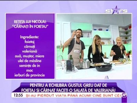 Reţeta delicioasă de weekend a lui Nicolai Tand: "Cârnaţi în foitaj"