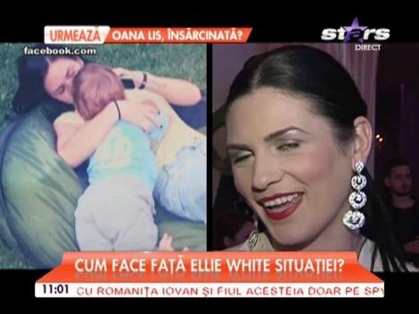 Ellie White declaraţii despre viaţa de familie: "Agitaţia se împarte la doi"