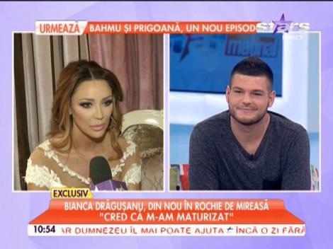 Bianca Drăguşanu, din nou &icirc;n rochie de mireasă: "Eu şi Victor avem mai multă linişte şi mai multă pace sufletească acum!"