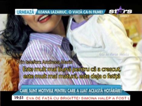 Decizie radicală a Andreei Marin! "Zâna" a renunţat definitv la serviciile bonei