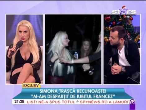 Ieri declara că are un nou iubit, iar azi şochează din nou! Simona Traşcă a făcut anunţul: "I-am dat papucii &icirc;nainte de a intra &icirc;n platou!"