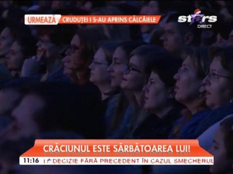 Crăciunul este sărbătoarea lui! Ştefan Bănică umple din nou Sala Palatului: "Fiecare spectacol este altceva"