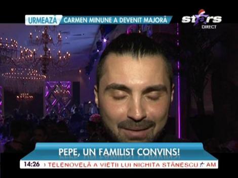 Pepe, un familist convins: "Abia aştept sărbătorile. O să merg cu colindul!"