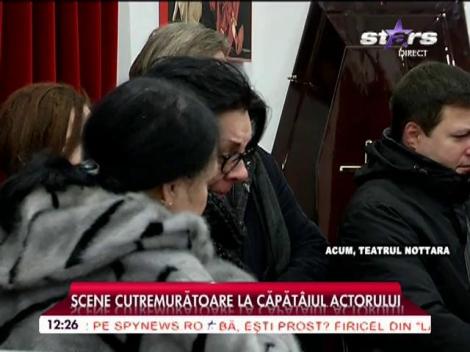 Ştefan Bănică, &icirc;n lacrimi la &icirc;nmorm&acirc;ntarea lui George Alexandru