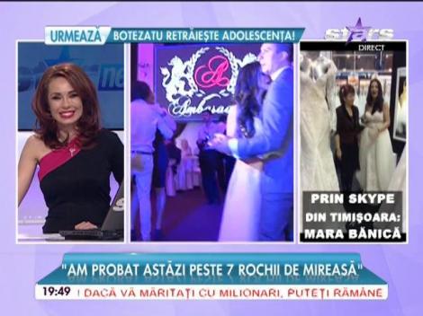 Mara Banica, mireasa!