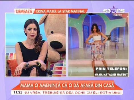 Natalia Mateuţ a fugit de la iubit: "Mai mult nu am rezistat"