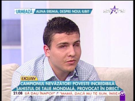 Monica Tatoiu şi Mihai Morar, impresionaţi de campionul la şah nevăzător! Ce decizie au luat cei doi după ce l-au întâlnit pe adolescent