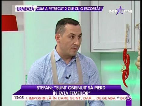 Ştefan Stan, dezamăgit &icirc;n dragoste: "Sunt obişnuit să pierd &icirc;n faţa femeilor!"