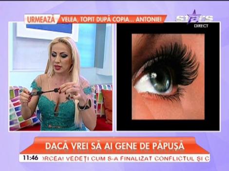 Rocsana Marcu, truc nemaivăzut de frumuseţe! Cum să obţii efectul genelor false doar din rimel