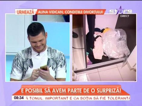 Bote, ai cui sunt bikinii? Imagini din apartamentul prezentatorului Star Matinal