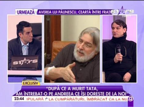 Fiul lui Adrian Păunescu face un apel către sora sa, Andreea: &rdquo;Sper să &icirc;și dea seama că pierdem și puținul pe care &icirc;l mai avem&rdquo;