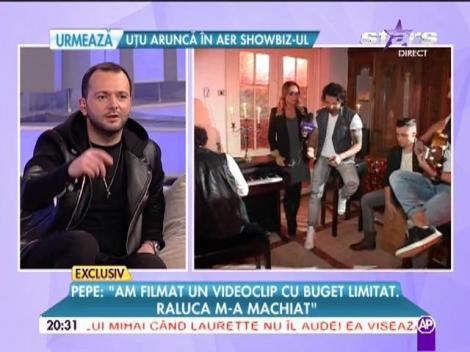 Pepe se pregăteşte să intre în sufletele fanilor săi: "Am filmat un videoclip cu buget limitat. Raluca m-a machiat"