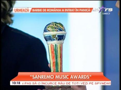 Tudor Turcu, premiat la Sanremo pentru cea mai bună interpretare rock-fusion: "Le doresc tuturor artiştilor să aibă şansa să ajungă acolo!"