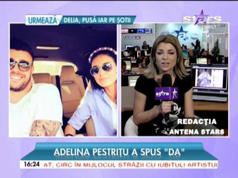 Adelina Pestriţu a spus "DA"! Cum arată rochia de mireasă?