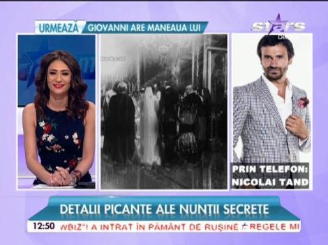 Nicolai Tand, detalii de la cea mai misterioasă nuntă din showbiz! "Orice mireasă poartă tenişi după şapte ore"