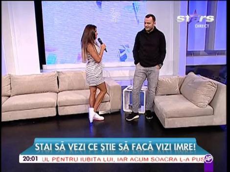 Elena Marin şi-a arătat lenjeria intimă la TV! Mihai Morar a remarcat imediat: "Asistenta noastră este pe baterii"