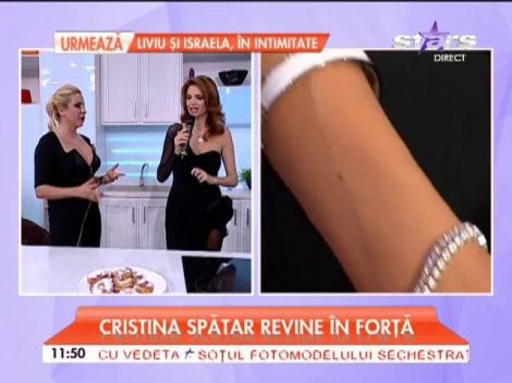 Nu ţine diete stricte, dar are o siluetă ca trasă prin inel! Ce mănâncă în fiecare zi Cristina Spătar pentru a se menţine în formă?