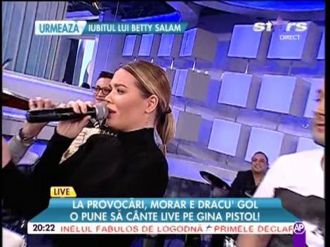 VIDEO / Gina Pistol, show total &icirc;n platoul emisiunii "Răi da buni"! Uite-o cum c&acirc;ntă live