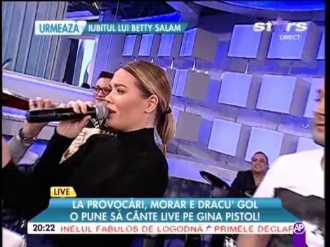 VIDEO / Gina Pistol, show total în platoul emisiunii "Răi da buni"! Uite-o cum cântă live