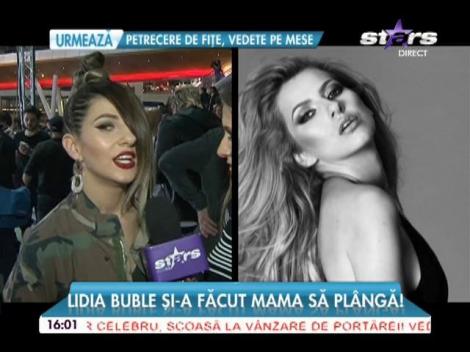 Lidia Buble şi-a făcut mama să plângă: "Vorbea puţin ciudat!"