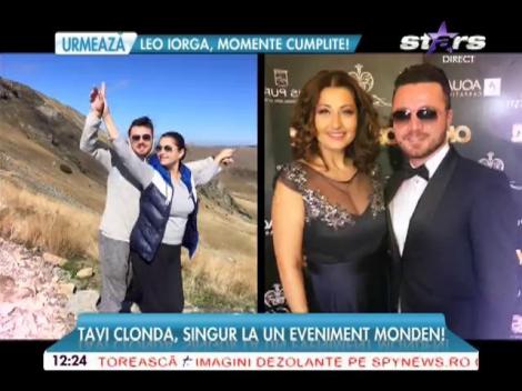 Tavi Clonda a venit singur la un eveniment monden! Ce s-a &icirc;nt&acirc;mplat cu Gabriela Cristea? C&acirc;ntăreţul a spus adevărul despre sarcina ei