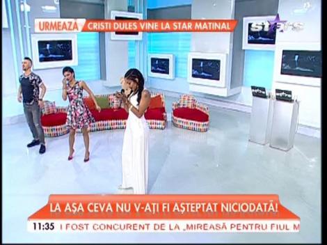 Nyanda, una dintre cele mai cunoscute artiste de peste ocean, prin probe de foc în platoul matinalilor!