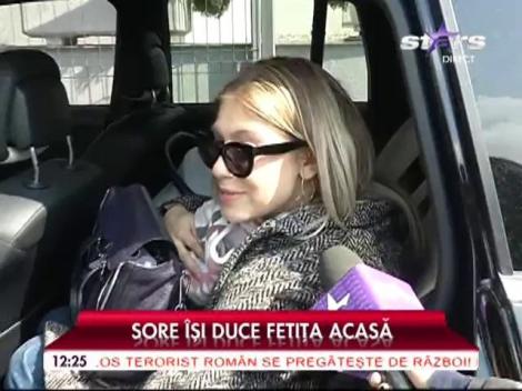Sore şi-a dus fetiţa acasă! Cum arată vedeta după ce a născut