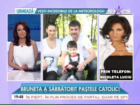 De Paştele Catolic a mâncat tot ce şi-a dorit, dar nu s-a îngrăşat! Trucul secret care o ajută pe Nicoleta Luciu să aibă o siluetă de invidiat