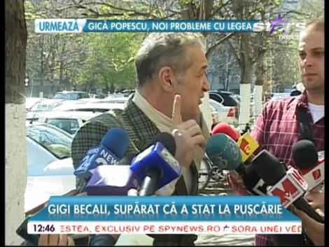 Gigi Becali a vorbit sincer despre viaţa pe care a trăit-o în puşcărie! A făcut declaraţii surprinzătoare