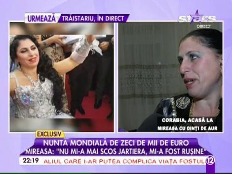 Au făcut nuntă de 40.000 de euro, dar locuiesc într-o casă bătrânească! Cât i-a plătit Mireasa cu Dinţi de Aur şi soţul ei lui Florin Salam pentru o noapte de cântat