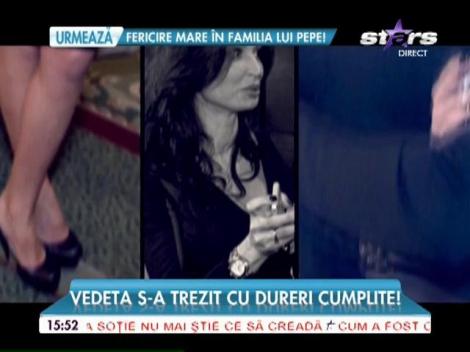 Nicoleta Luciu are din nou probleme! Vedeta s-a trezit cu dureri cumplite