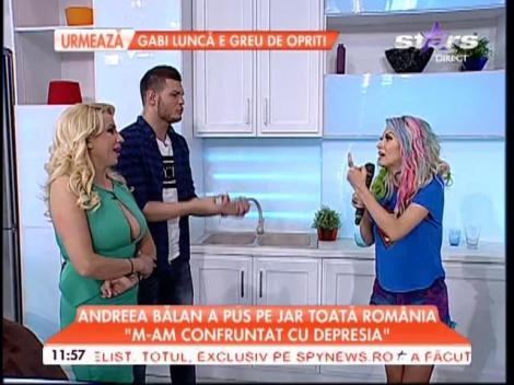 E mereu cu zâmbetul pe buze, dar puţini ştiu că Andreea Bălan a traversat o perioadă dificilă: "Aş intra în depresie..."